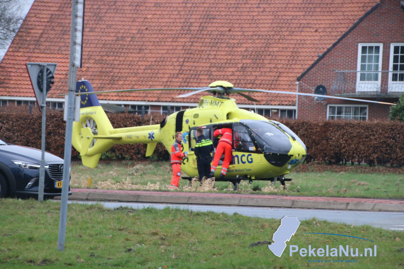 Photo of Traumahelikopter assisteert ambulance personeel