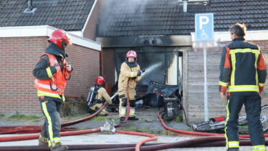 Photo of Forse woningbrand in Oude Pekela